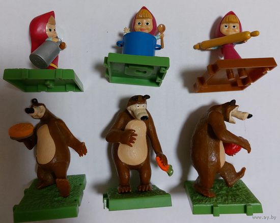 Игрушки "Маша и Медведь" (6 шт.)