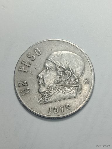 Мексика 1 песо  1972 года .