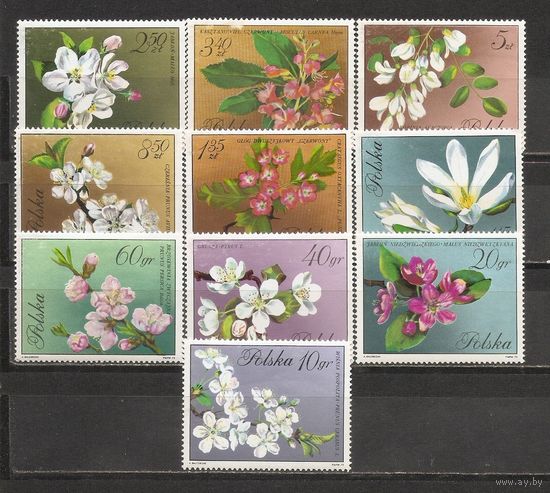 ФФ1 Польша 1972 Цветы