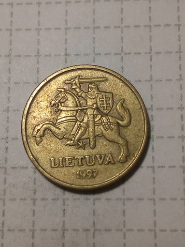 20 центов Литва 1997 год