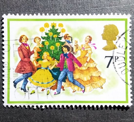 Марка Великобритания 1978 год Рождество