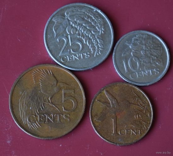 Тринидад и Тобаго 4 монеты