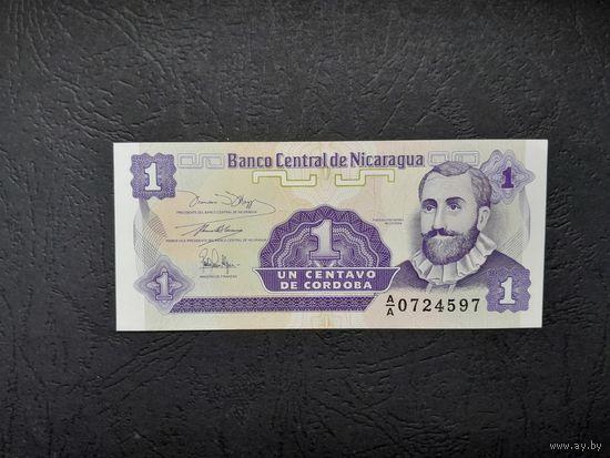 1 сентаво 1991 года. Никапагуа. UNC
