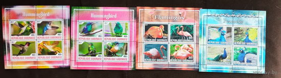 СЕРИЯ Блоков птицы  фауна MNH