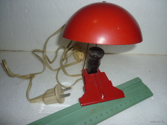 Светильник на прищепке ГРИБОК. СССР