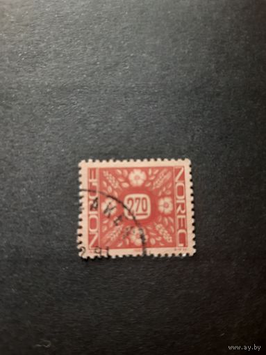 Норвегия. Стандарт. 1987г. гашеная