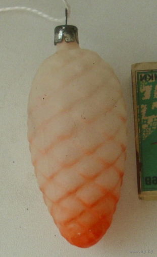 Ёлочная игрушка. Шишка. Х-41.