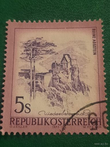 Австрия 1973. Архитектура. Ruine Aggstein