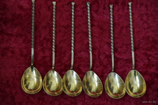 Ложки мельхиоровые  чайные  14 см   А 7