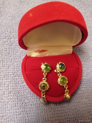 Серьги сережки хамелеоны