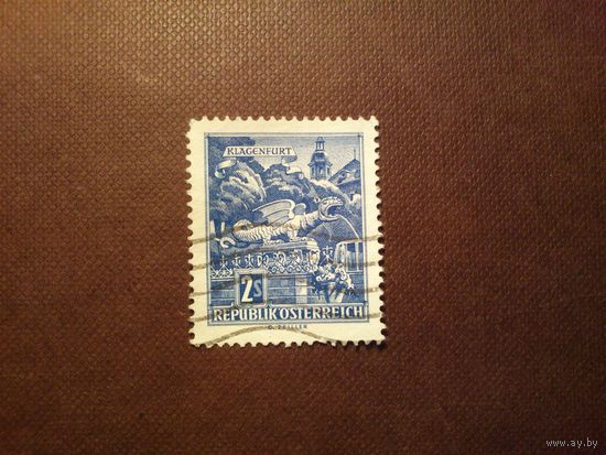 Австрия 1968 г."Фонтан дракона"расположен на Новой площади ,города Клагенфурт./51а/