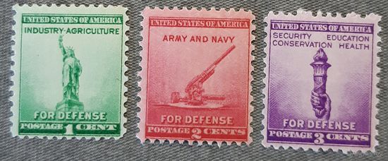 1940 серия марок "Национальная оборона"   США
