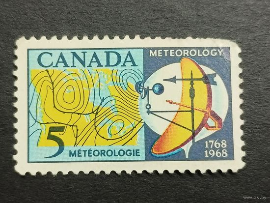 Канада 1968. 20-летие первых метеорологических чтений. Полная серия