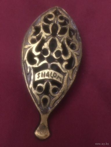 Латунная пепельница Израиль винтаж