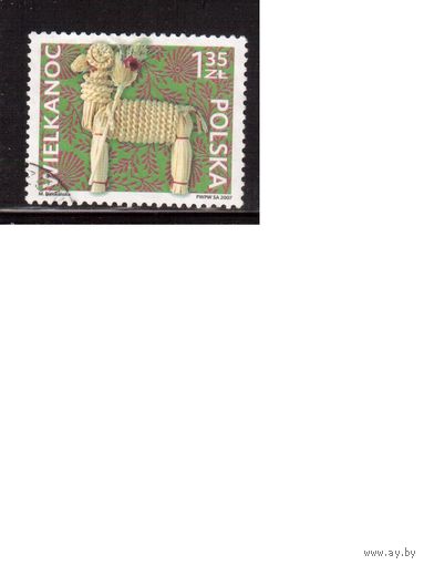 Польша-2007 (Мих.4301) ,  гаш. ,  Соломка