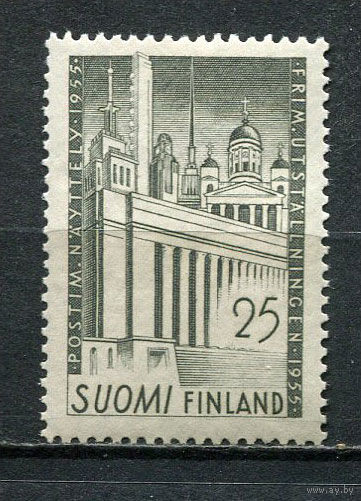 Финляндия - 1955 - Здание парламента - [Mi. 438] - полная серия - 1 марка. MNH.  (Лот 88HO)-T2P37