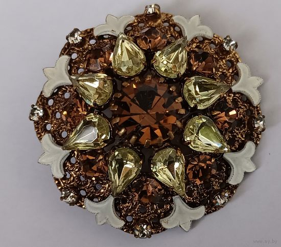 Шикарная брошь из СССР+ Бонус. Все лоты с 1 рубля!