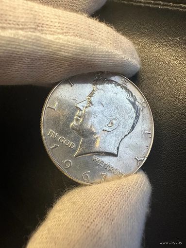 1/2 доллара США 1967 UNC с рубля!