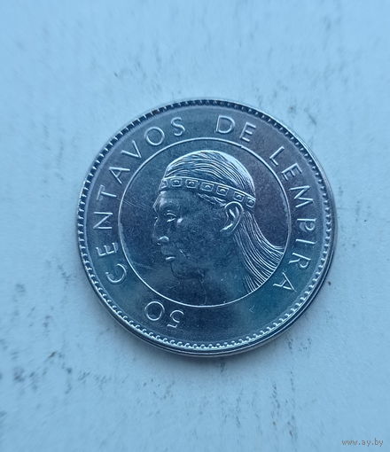 Гондурас 50 сентавос де лемпира 2007 год