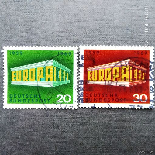 Марки Германия 1969 год