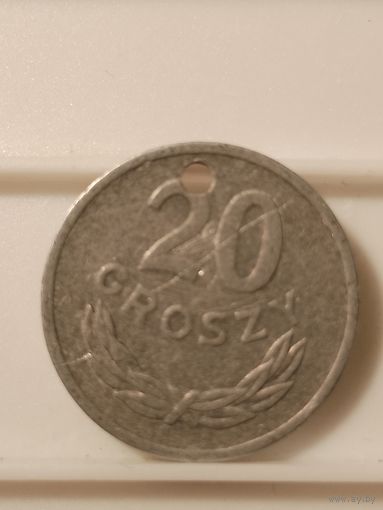 20 грошей 1975 г. Польша