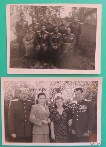 Фото "Офицеры", Германия, 1945 г., 2 шт.
