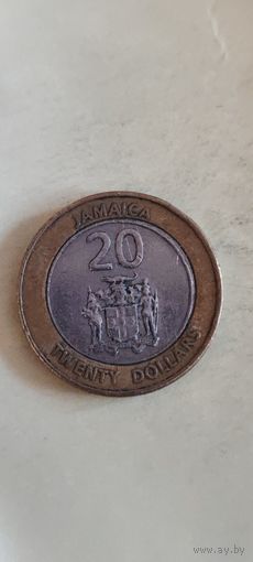 Ямайка 20 доллар 2000