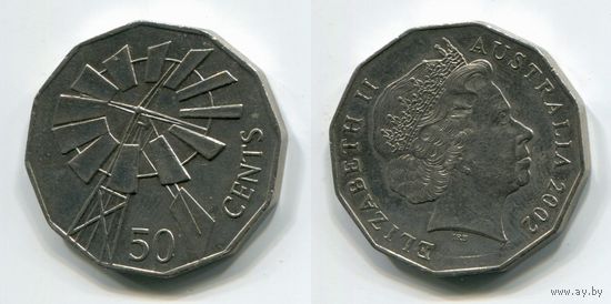 Австралия. 50 центов (2002, XF)