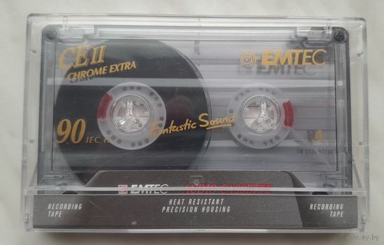 Хромовая аудиокассета Emtec CEII Chrome Extra (90 минут)