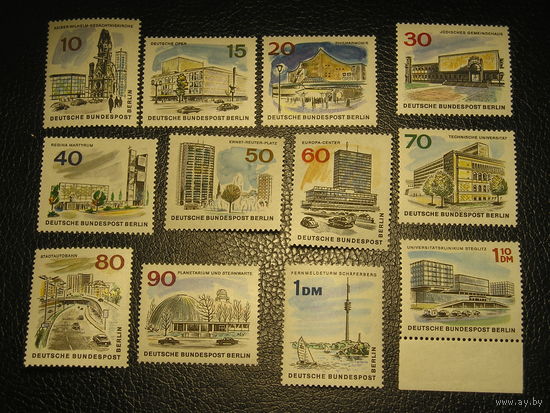 Зап. Берлин 1965/66 Архитектура нового Берлина