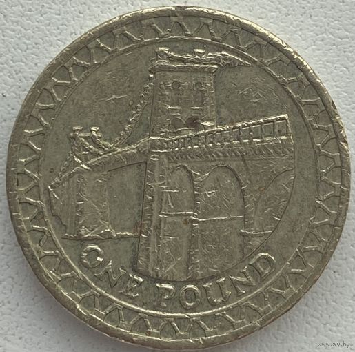 Великобритания 1 фунт 2005 г.
