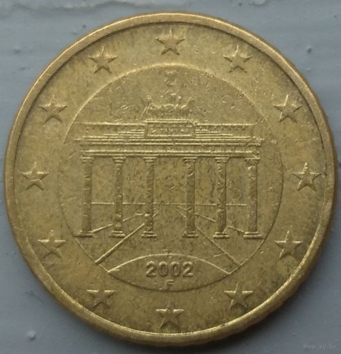 Германия 50 евроцентов 2002 F . Возможен обмен