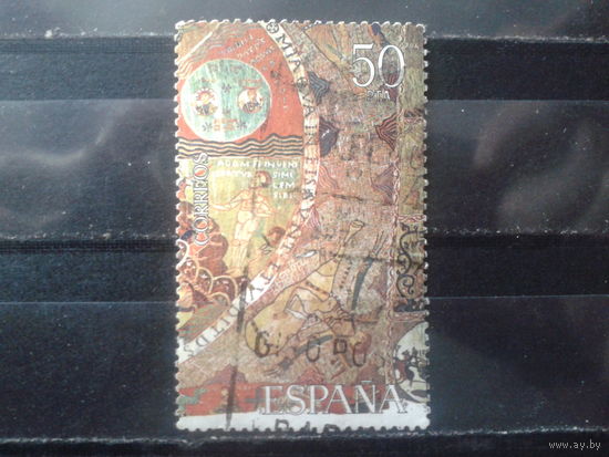 Испания 1980 Гобелен 11-12 вв. марка из блока