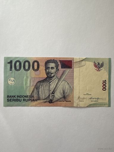 Индонезия 1000 рупий 2009 XF серия gmh
