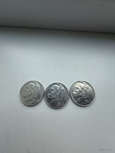 10 злотых 1935-37(с рубля)