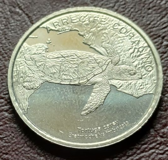 Коста-Рика 50 колонов, 2023  Морская черепаха Хоксбилл    ( 2-8-3 )