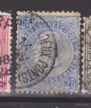 Бельгия 1893 год Король Леопольд II Известные люди личности Лот 6