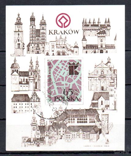 Архитектура Кракова Польша  1982 год 1 блок