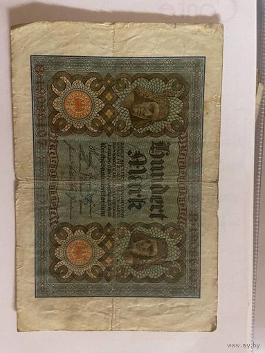 100 марок Германии J