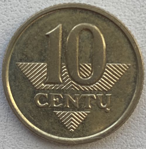 Литва 10 центов 2008 г.