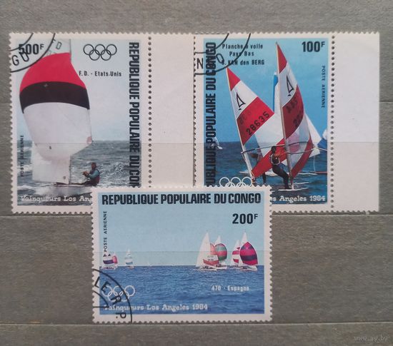 Конго. 1984г. Парусный спорт.