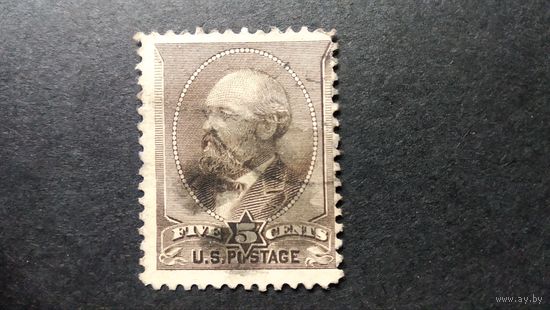 США \а33\ 1882. Персоналии.  Гарфилд. Президент США \Sc205\