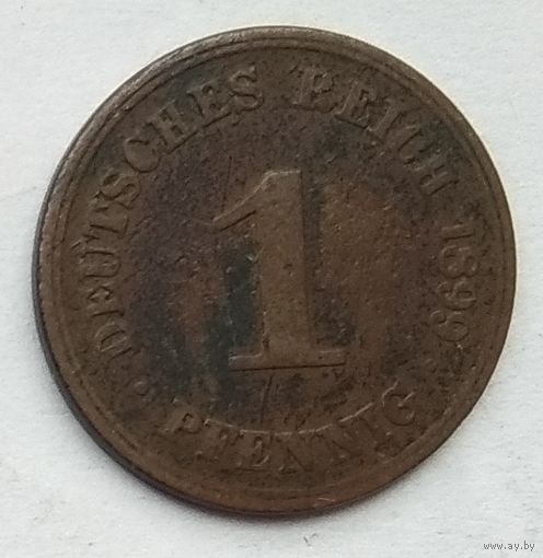 Германия 1 пфенниг 1899 г. А