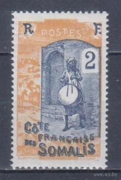 [769] Французские колонии. Французское Сомали 1915. Культура и быт.Барабанщик.2с. МН