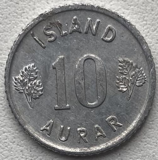 Исландия 10 эйре 1974 г.