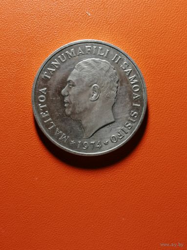 Самоа, 1 тала, 1974 год, KM# 19а