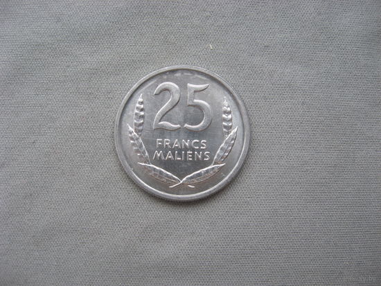 Мали 25 франков 1961 год