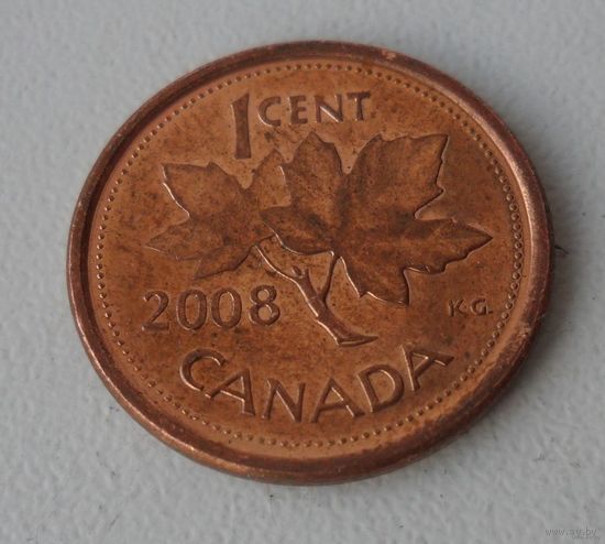 1 цент Канада 2008 г.в.