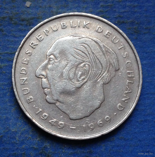 Германия (ФРГ) 2 марки 1971 F