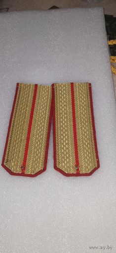 Погоны ВС РБ Парадные с одним просветом.